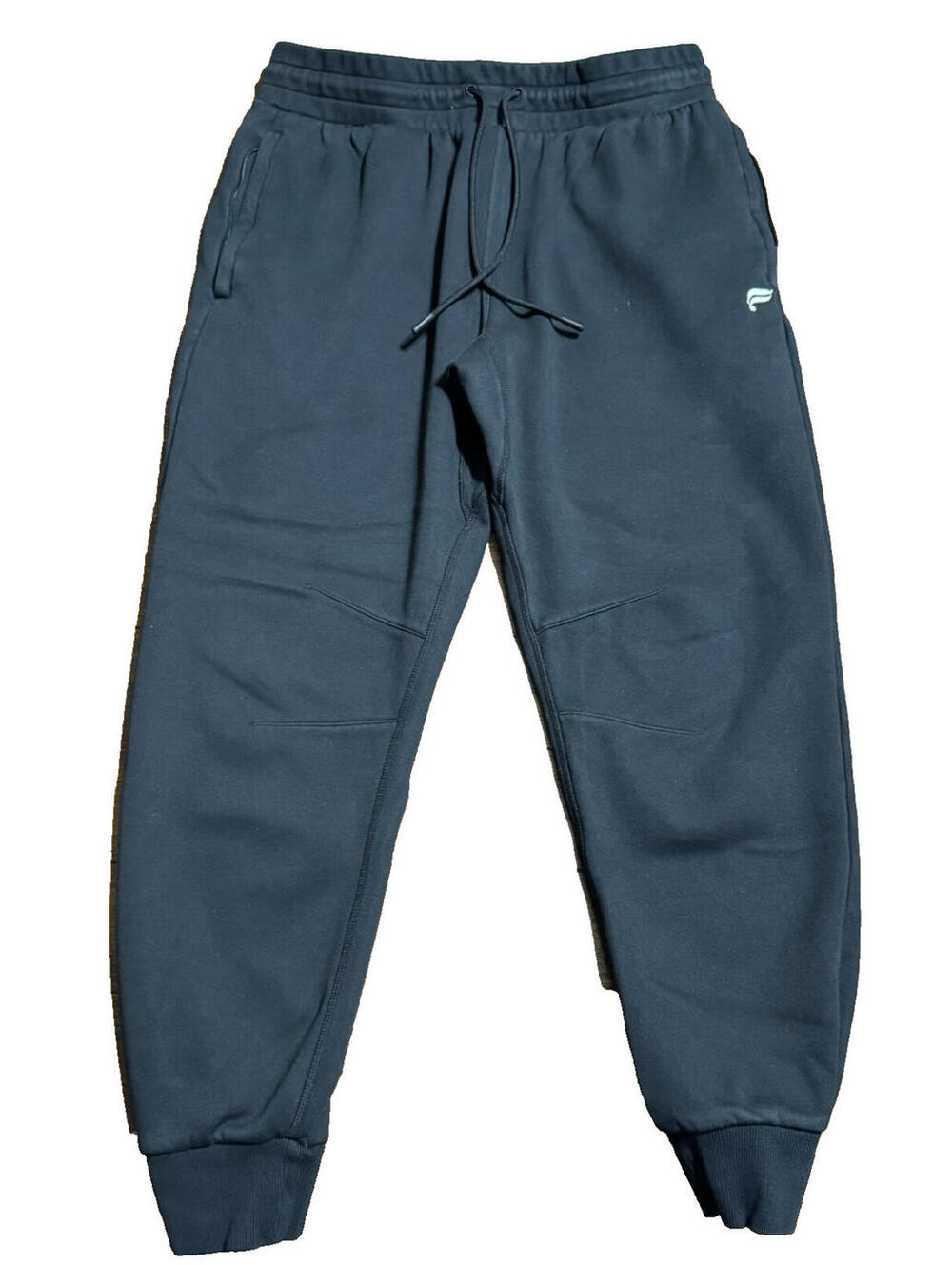 Fabletics Men's The Go To Jogger Pants L Black Fleece Sweatpants Gym (28 inseam)